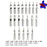 304 stainless steel tattoo tip(2 holes)	